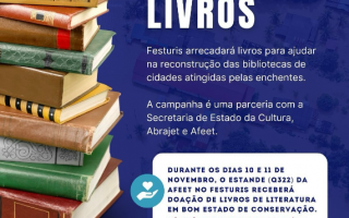 Festuris: Apoiando a Reconstrução de Bibliotecas no Rio Grande do Sul